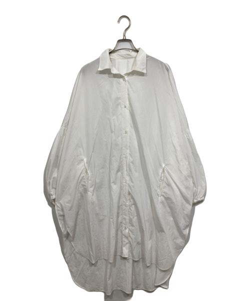 LE PHIL（ル フィル）LE PHIL (ル フィル) ミリタリープルーフオーバーサイズブラウス ホワイト サイズ:Fの古着・服飾アイテム