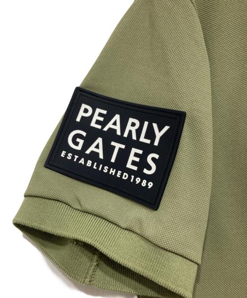 PEARLY GATES（パーリーゲイツ）PEARLY GATES (パーリーゲイツ) ALOFTカノコ半袖ポロシャツ グリーン サイズ:4の古着・服飾アイテム