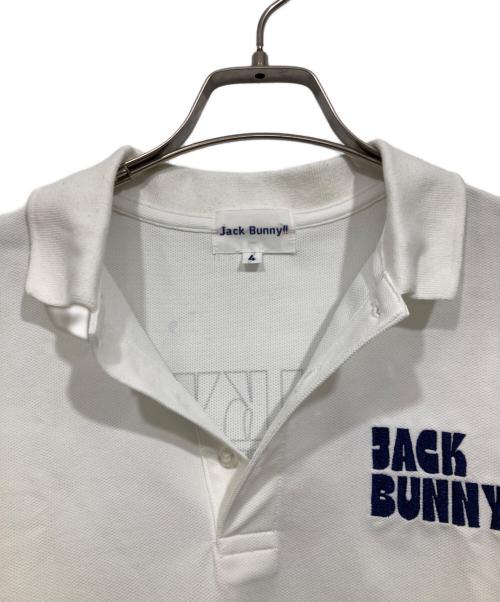 JACK BUNNY（ジャックバニー）JACK BUNNY (ジャックバニー) カノコ半袖ポロシャツ ホワイト サイズ:4の古着・服飾アイテム