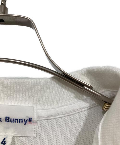 JACK BUNNY（ジャックバニー）JACK BUNNY (ジャックバニー) カノコ半袖ポロシャツ ホワイト サイズ:4の古着・服飾アイテム