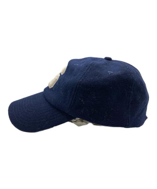 Sporty & Rich（スポーティーアンドリッチ）Sporty & Rich (スポーティーアンドリッチ) Sロゴウールキャップ ネイビーの古着・服飾アイテム
