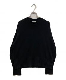 JOURNAL STANDARD（ジャーナルスタンダード）の古着「ウールカシミヤホールガーメントクループルオーバー」｜ブラック