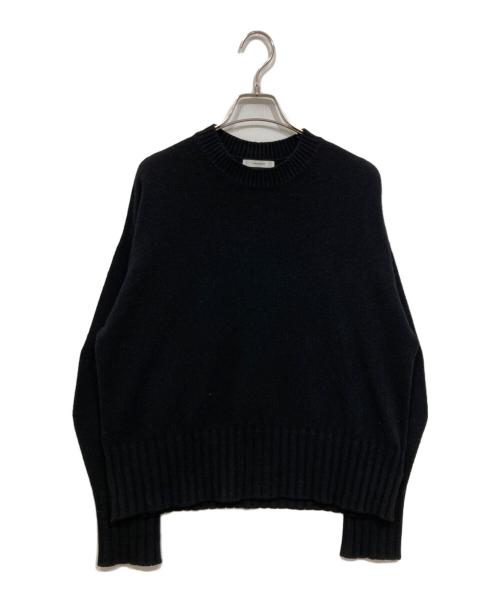 JOURNAL STANDARD（ジャーナルスタンダード）JOURNAL STANDARD (ジャーナルスタンダード) ウールカシミヤホールガーメントクループルオーバー ブラック サイズ:Fの古着・服飾アイテム