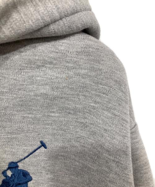 POLO RALPH LAUREN（ポロ・ラルフローレン）POLO RALPH LAUREN (ポロ・ラルフローレン) ビッグポニージップパーカー グレー サイズ:Mの古着・服飾アイテム