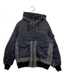 AVIREX（アヴィレックス）の古着「FADE HOOD JACKET / フェイド フード ジャケット」｜グレー