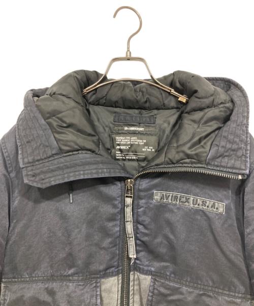 AVIREX（アヴィレックス）AVIREX (アヴィレックス) FADE HOOD JACKET / フェイド フード ジャケット グレー サイズ:Ｌの古着・服飾アイテム