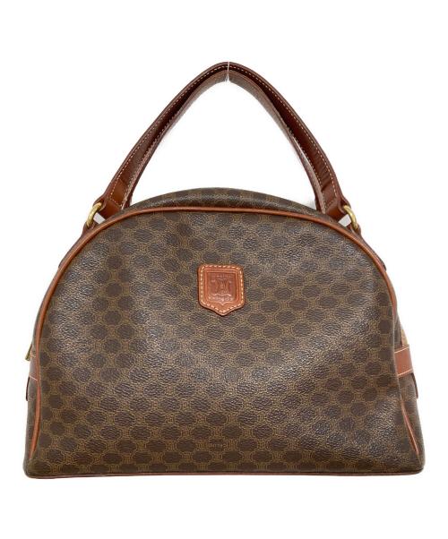 CELINE（セリーヌ）CELINE (セリーヌ) マカダム柄ハンドバッグ ブラウンの古着・服飾アイテム