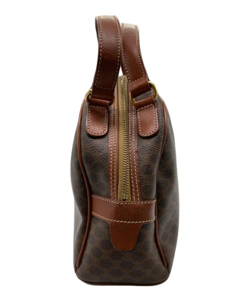 CELINE（セリーヌ）CELINE (セリーヌ) マカダム柄ハンドバッグ ブラウンの古着・服飾アイテム