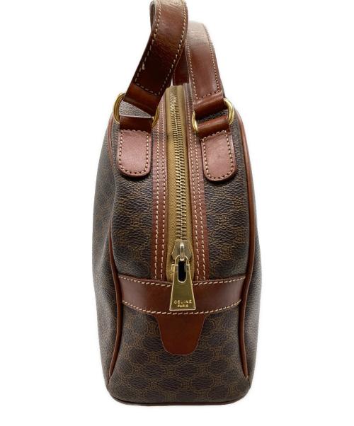 CELINE（セリーヌ）CELINE (セリーヌ) マカダム柄ハンドバッグ ブラウンの古着・服飾アイテム