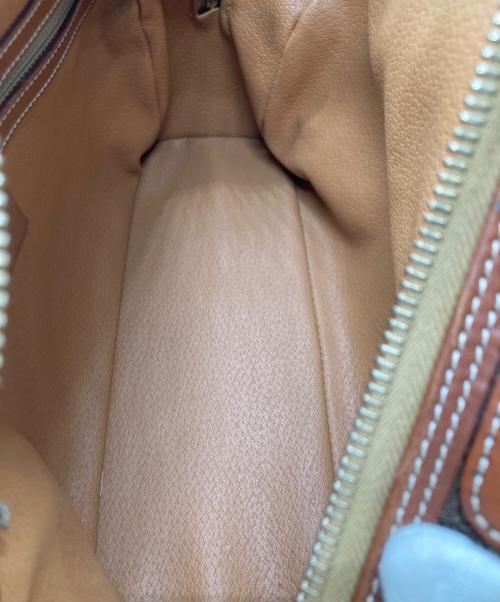 CELINE（セリーヌ）CELINE (セリーヌ) マカダム柄ハンドバッグ ブラウンの古着・服飾アイテム