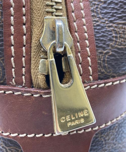 CELINE（セリーヌ）CELINE (セリーヌ) マカダム柄ハンドバッグ ブラウンの古着・服飾アイテム