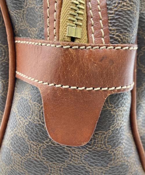 CELINE（セリーヌ）CELINE (セリーヌ) マカダム柄ハンドバッグ ブラウンの古着・服飾アイテム