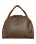 CELINE (セリーヌ) マカダム柄ハンドバッグ ブラウン：20000円