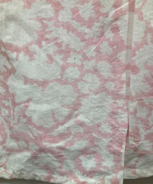 SZ Blockprints（エスゼットブロックプリント）SZ Blockprints (エスゼットブロックプリント) Ron Herman (ロンハーマン) TEN (テン) カフタンドレスシャツワンピース ピンク サイズ:O/Sの古着・服飾アイテム