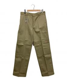 Dickies（ディッキーズ）の古着「ダブルニーワークパンツ」｜ベージュ