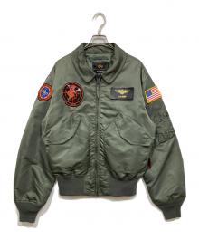 ALPHA INDUSTRIES（アルファインダストリーズ）の古着「VX-31 フライトジャケット」｜グリーン