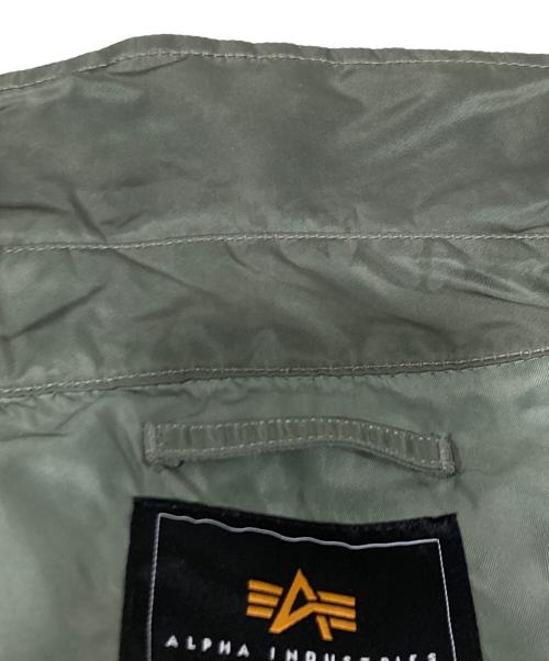 ALPHA INDUSTRIES（アルファインダストリーズ）ALPHA INDUSTRIES (アルファインダストリーズ) VX-31 フライトジャケット グリーン サイズ:Mの古着・服飾アイテム