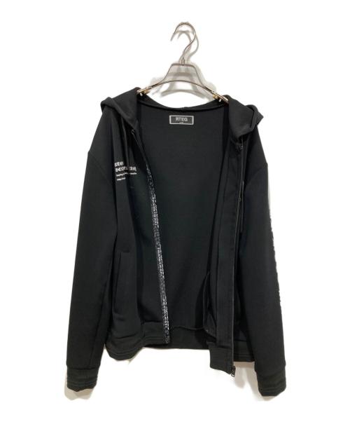 RTEG（レトロエンジン）RTEG (レトロエンジン) ジップパーカー ブラック サイズ:Lの古着・服飾アイテム