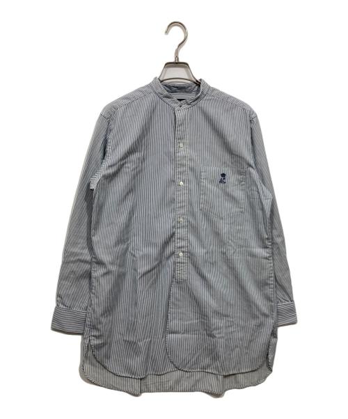 RALPH LAUREN（ラルフローレン）RALPH LAUREN (ラルフローレン) バンドカラーシャツ ブルー サイズ:3Fの古着・服飾アイテム