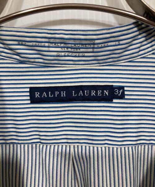 RALPH LAUREN（ラルフローレン）RALPH LAUREN (ラルフローレン) バンドカラーシャツ ブルー サイズ:3Fの古着・服飾アイテム
