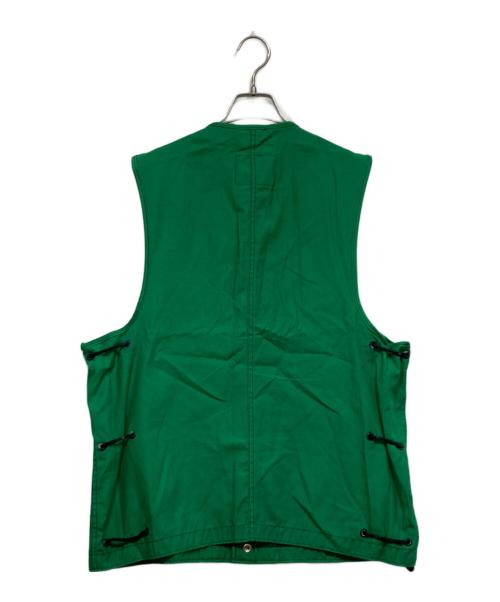 U'S NAVY（ユーエスネイビー）U'S NAVY (ユーエスネイビー) Ground Crewman's Vest グリーン サイズ:SMALL/MEDIUM（34-40）の古着・服飾アイテム