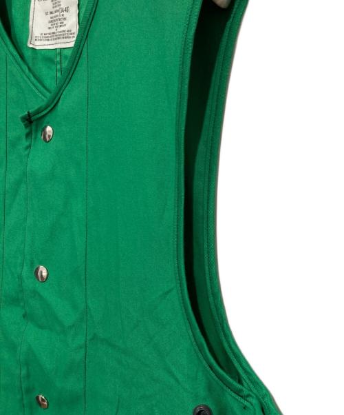 U'S NAVY（ユーエスネイビー）U'S NAVY (ユーエスネイビー) Ground Crewman's Vest グリーン サイズ:SMALL/MEDIUM（34-40）の古着・服飾アイテム