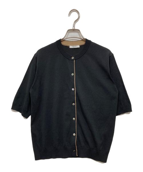 JOURNAL STANDARD（ジャーナルスタンダード）JOURNAL STANDARD (ジャーナルスタンダード) WASHABLE COOL UV ハーフスリーブカーディガン ブラック サイズ:表記なしの古着・服飾アイテム