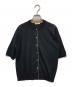 JOURNAL STANDARD（ジャーナルスタンダード）の古着「WASHABLE COOL UV ハーフスリーブカーディガン」｜ブラック