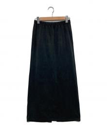JOURNAL STANDARD（ジャーナルスタンダード）の古着「フィブリルキュプラジャージーマキシスカート」｜ブラック