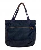 Aquascutum×master-pieceアクアスキュータム×マスターピース）の古着「2way Tote×MSPC/トートバッグ」｜ネイビー