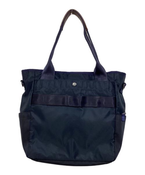 Aquascutum（アクアスキュータム）Aquascutum (アクアスキュータム) master-piece (マスターピース) 2way Tote×MSPC/トートバッグ ネイビーの古着・服飾アイテム