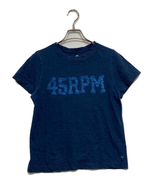 45rpm（45アールピーエム）45rpm (45アールピーエム) 半袖カットソー ネイビー サイズ:2の古着・服飾アイテム