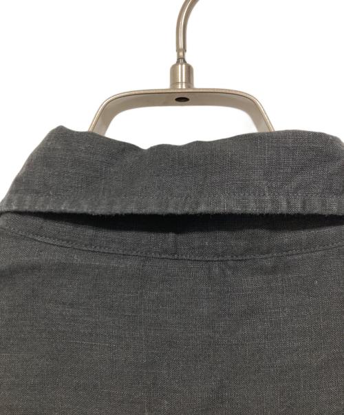 Gymphlex（ジムフレックス）Gymphlex (ジムフレックス) リネン半袖ワンピース ブラック サイズ:14の古着・服飾アイテム