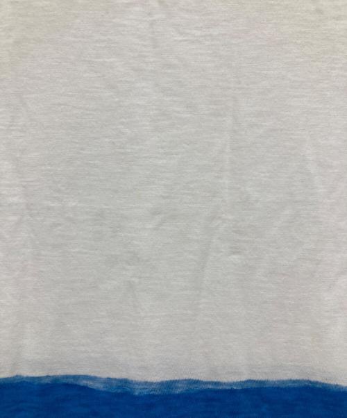 45R（フォーティファイブ・アール）45R (フォーティファイブ・アール) バイカラーTシャツ ホワイト×ブルー サイズ:3の古着・服飾アイテム