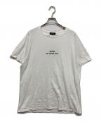 A.P.C.アーペーセー）の古着「刺繍ロゴTシャツ」｜ホワイト