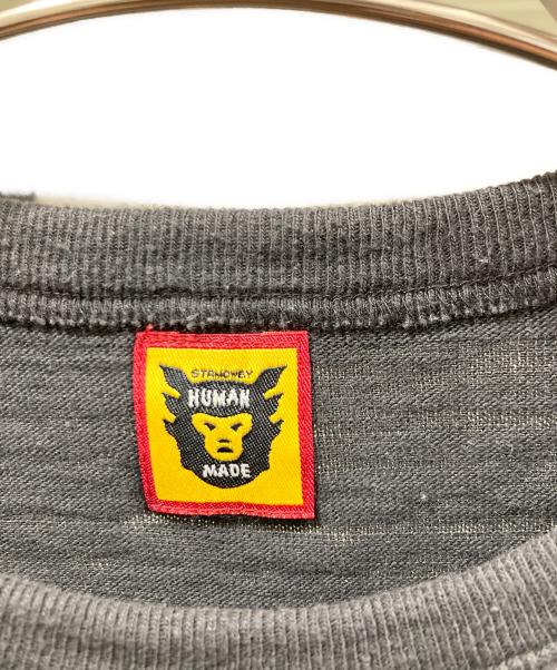 HUMAN MADE（ヒューマンメイド）HUMAN MADE (ヒューマンメイド) ハートロゴTシャツ ブラック サイズ:Ｌの古着・服飾アイテム