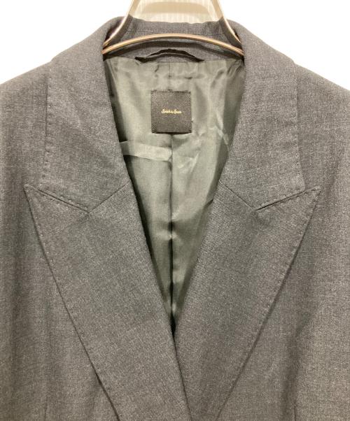 Spick and Span（スピック＆スパン）Spick and Span (スピック＆スパン) ウールブレンドダブルブレストジャケット グレー サイズ:40の古着・服飾アイテム