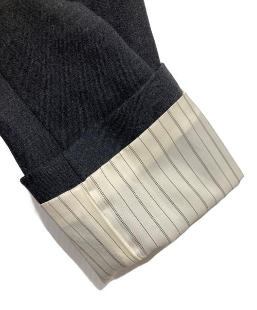 Spick and Span（スピック＆スパン）Spick and Span (スピック＆スパン) ウールブレンドダブルブレストジャケット グレー サイズ:40の古着・服飾アイテム