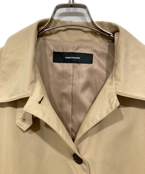 JOURNAL STANDARD（ジャーナルスタンダード）JOURNAL STANDARD (ジャーナルスタンダード) コットンステンカラーミディコート ベージュ サイズ:Ｆの古着・服飾アイテム