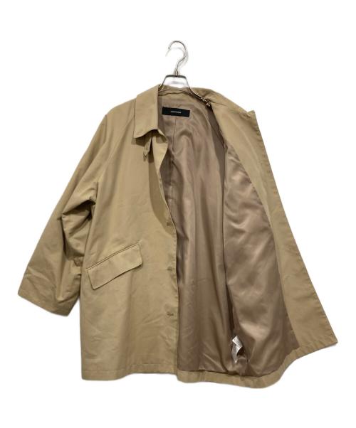 JOURNAL STANDARD（ジャーナルスタンダード）JOURNAL STANDARD (ジャーナルスタンダード) コットンステンカラーミディコート ベージュ サイズ:Ｆの古着・服飾アイテム