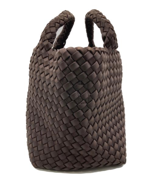 NAGHEDI（ナゲディ）NAGHEDI (ナゲディ) 2WAY編込みハンドバッグ /  St Barths S Bag ブラウンの古着・服飾アイテム