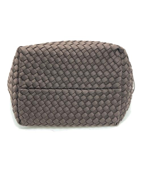 NAGHEDI（ナゲディ）NAGHEDI (ナゲディ) 2WAY編込みハンドバッグ /  St Barths S Bag ブラウンの古着・服飾アイテム