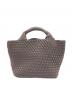 NAGHEDI（ナゲディ）の古着「2WAY編込みハンドバッグ /  St Barths S Bag」｜ブラウン