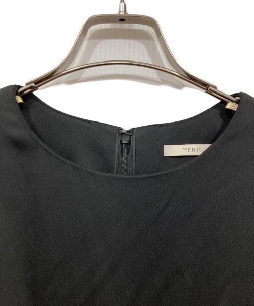 LE PHIL（ル フィル）LE PHIL (ル フィル) ノースリーブワンピース ブラックの古着・服飾アイテム