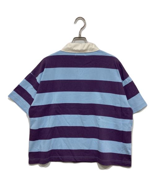 BEAMS BOY（ビームスボーイ）BEAMS BOY (ビームスボーイ) フットボールTシャツ ブルー×パープル サイズ:FREEの古着・服飾アイテム