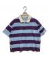 BEAMS BOY（ビームスボーイ）の古着「フットボールTシャツ」｜ブルー×パープル
