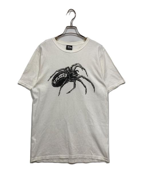 stussy（ステューシー）stussy (ステューシー) プリントTシャツ ホワイト サイズ:Ｓの古着・服飾アイテム