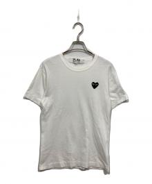 PLAY COMME des GARCONS（プレイコムデギャルソン）の古着「ハートロゴTEE」｜ホワイト
