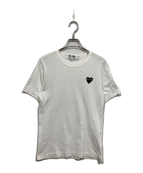 PLAY COMME des GARCONS（プレイコムデギャルソン）PLAY COMME des GARCONS (プレイコムデギャルソン) ハートロゴTEE ホワイト サイズ:Sの古着・服飾アイテム