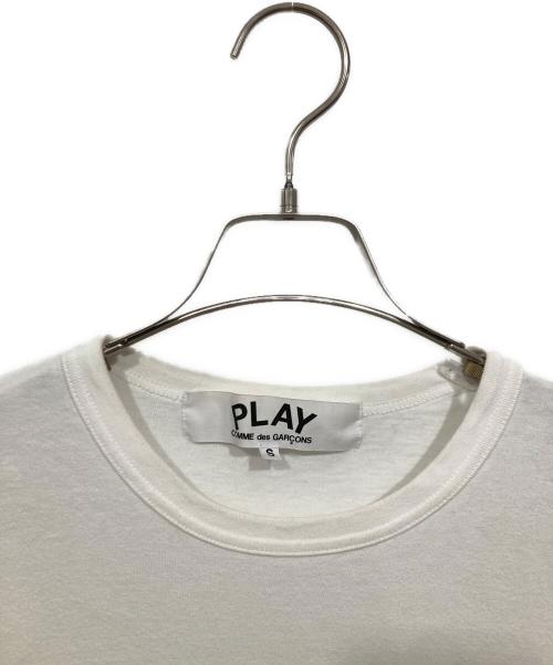 PLAY COMME des GARCONS（プレイコムデギャルソン）PLAY COMME des GARCONS (プレイコムデギャルソン) ハートロゴTEE ホワイト サイズ:Sの古着・服飾アイテム